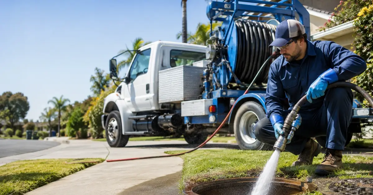 Hydro jet sewer cleaning Hemet