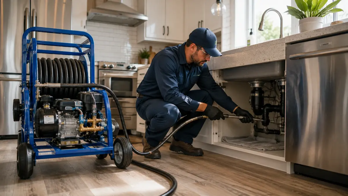 Kitchen Drain Hydro Jetting in Hemet