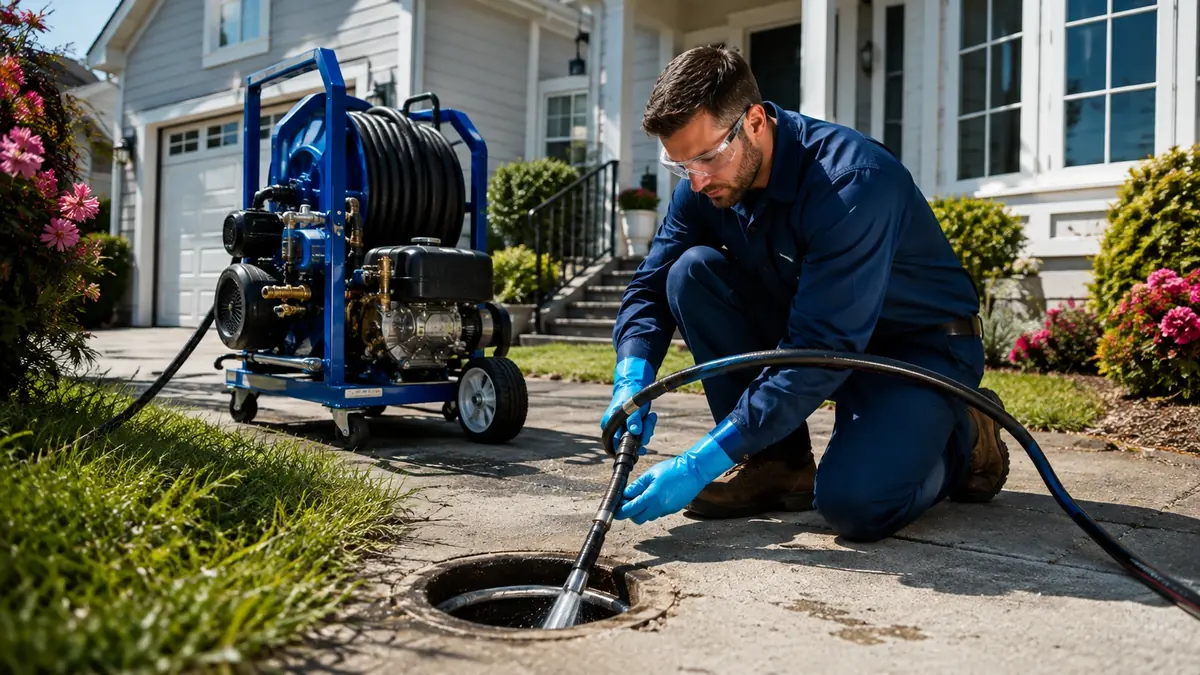 Residential Hydro Jet Drain Cleaning in Hemet